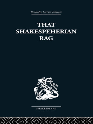 cover image of That Shakespeherian Rag